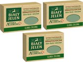 Bialy Jelen Allergie Natuurlijke Dermatologische Zeep Groene Klei Vette & Gemengde Huid - 3-Pack