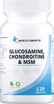 Glucosamine Chondroitine MSM | Muscle Concepts - Supplement - 120 tabletten