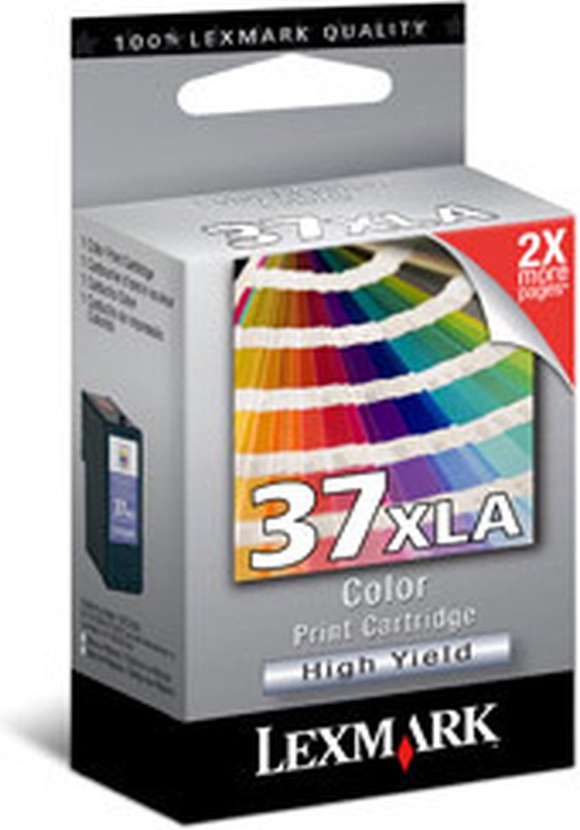 Lexmark 37XLA Inktcartridge - Cyaan / Magenta / Geel