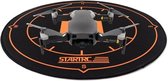 Drone Landing Pad - Launch Pad - Platform- Veilig Landen - Opvouwbaar - Zwart/Oranje 40 CM