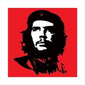 Pyramid Che Guevara Red Kunstdruk 40x40cm Poster - 40x40cm