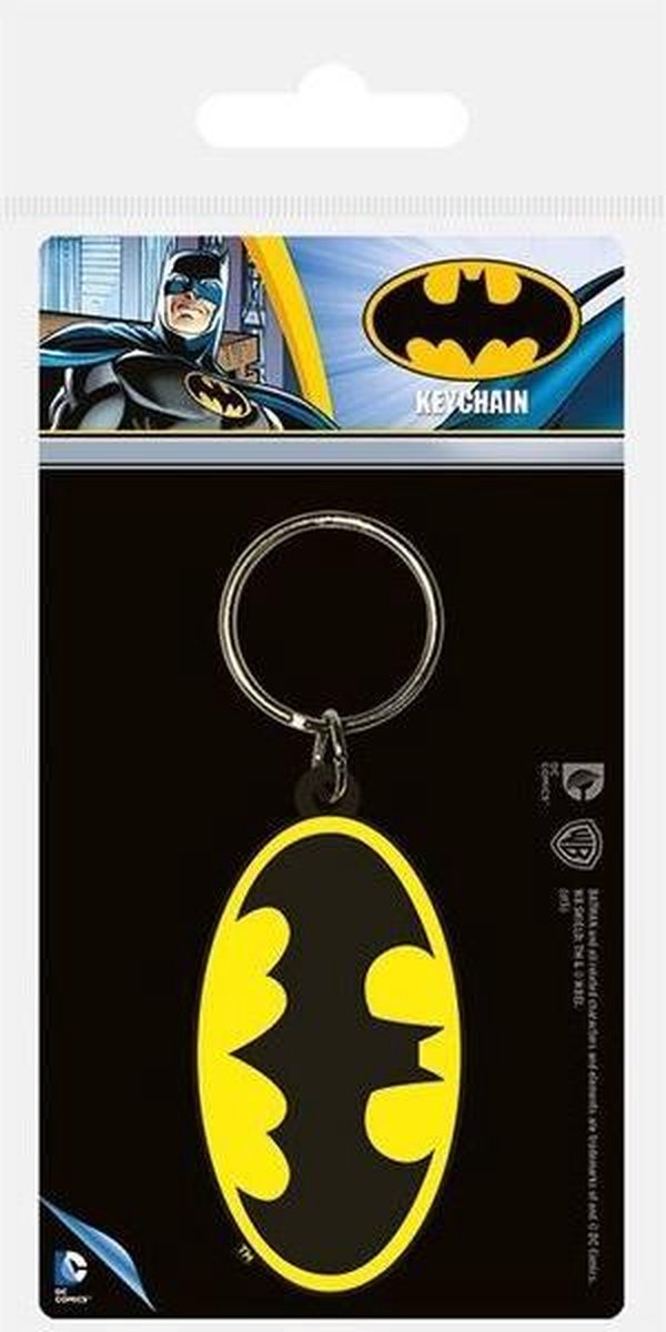DC Comics Batman Logo - Rubberen Sleutelhanger