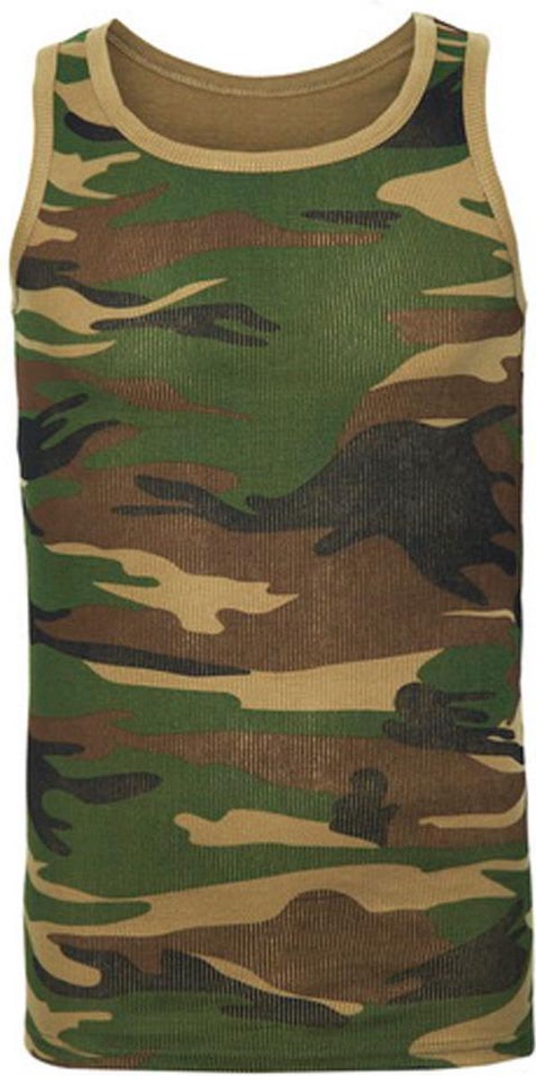 Fostex Singlet Woodland Camo Aop