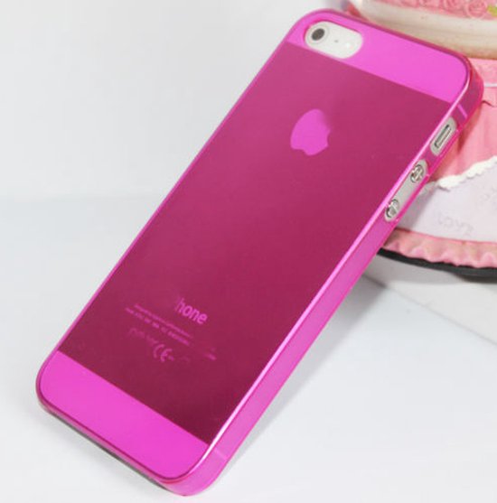 Coque Arrière pour iPhone 5 5s SE - Rose transparente | bol