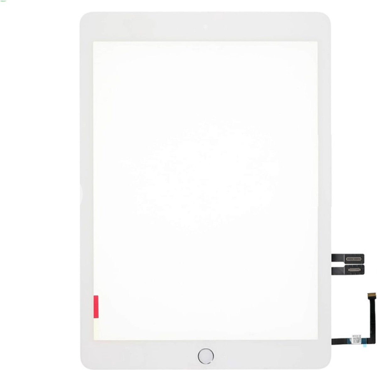 Compatibel met iPad 9.7 (2018) LCD & Touchscreen Display met homeknop en camerahouder - wit