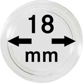 Lindner Hartberger muntcapsules Ø 18 mm (10x) voor penningen tokens capsules muntcapsule