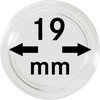 Afbeelding van het spelletje Lindner Hartberger muntcapsules Ø 19 mm (10x) voor penningen tokens capsules muntcapsule