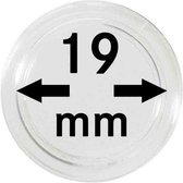 Lindner Hartberger muntcapsules Ø 19 mm (10x) voor penningen tokens capsules muntcapsule