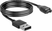 Case2go - Oplaadkabel compatibel met Garmin Fenix, Forerunner, Approach, Quatix, Vivoactive, Vivomove, Instinct, Venu - USB kabel - 1.0 meter - Zwart