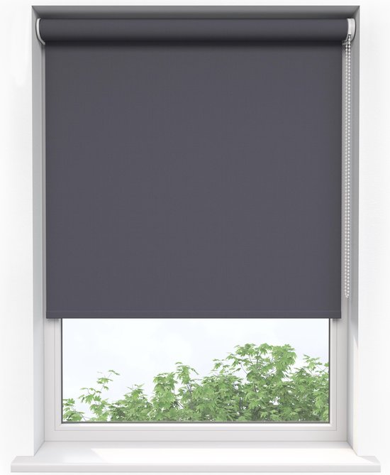 Sunsta Rolgordijn Verduisterend Antraciet - 210 x 190 cm - Inkortbaar -  Blackout | bol.com