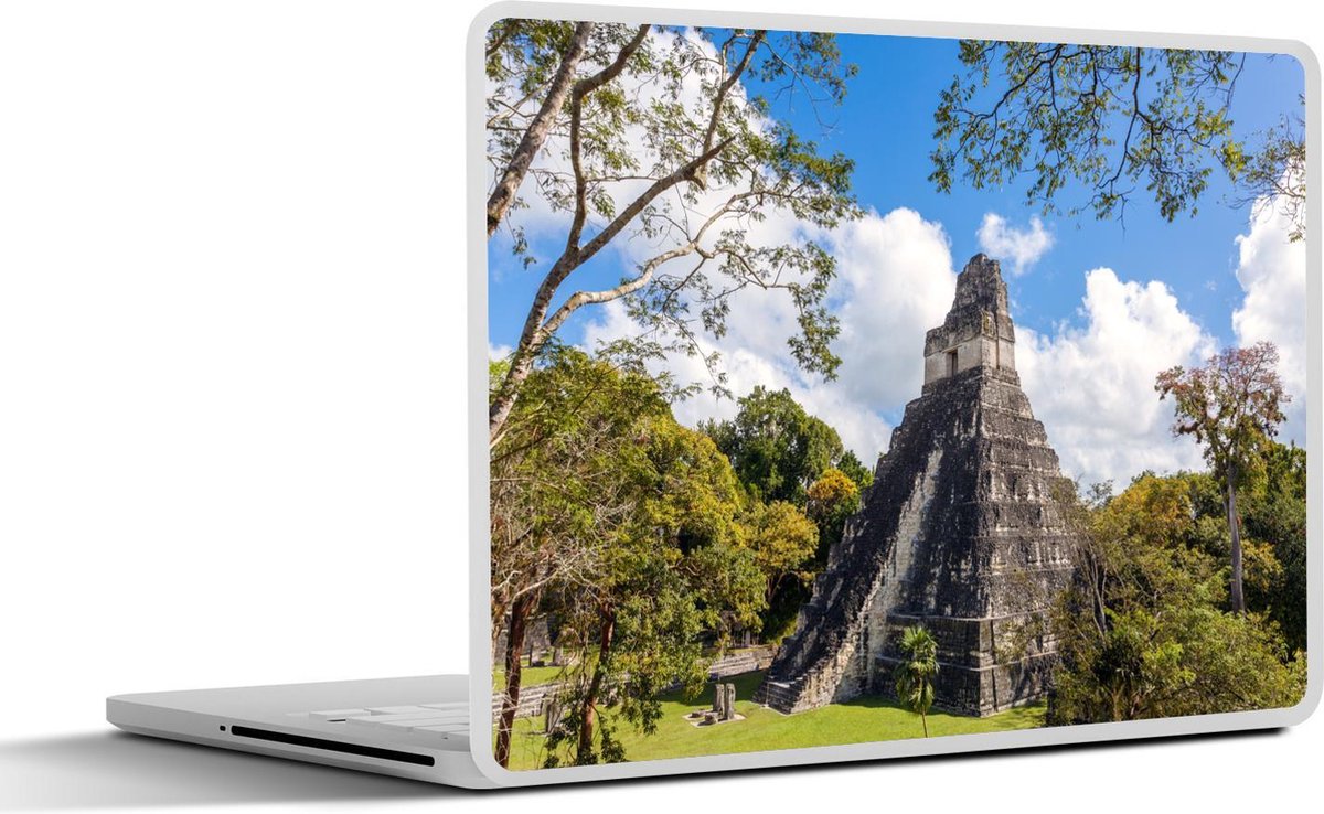 Afbeelding van product SleevesAndCases  Laptop sticker - 10.1 inch - Tempel in het Nationaal park Riscos de Momostenango in Midden-Amerika