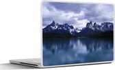 Laptop sticker - 10.1 inch - Meer - Zuid-Amerika - Bergen - 25x18cm - Laptopstickers - Laptop skin - Cover
