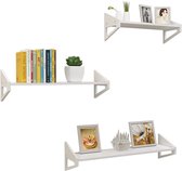 Wandplank Rek Ruimtebesparende Organisator 1 Set van 3 Decoratie Woonkamer Slaapkamer Kinderkamer Keuken voor Thuis Kinderdagverblijf