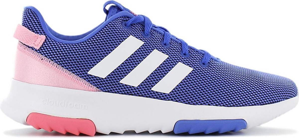 adidas cloudfoam blue and pink