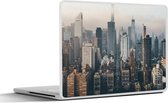Laptop sticker - 11.6 inch - Skyline van New York - 30x21cm - Laptopstickers - Laptop skin - Cover