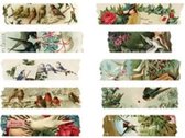Stickerstrookjes - Vintage Birds - 50 stuks - Stickers voor o.a. bulletjournal, scrapbooking en het maken van kaarten