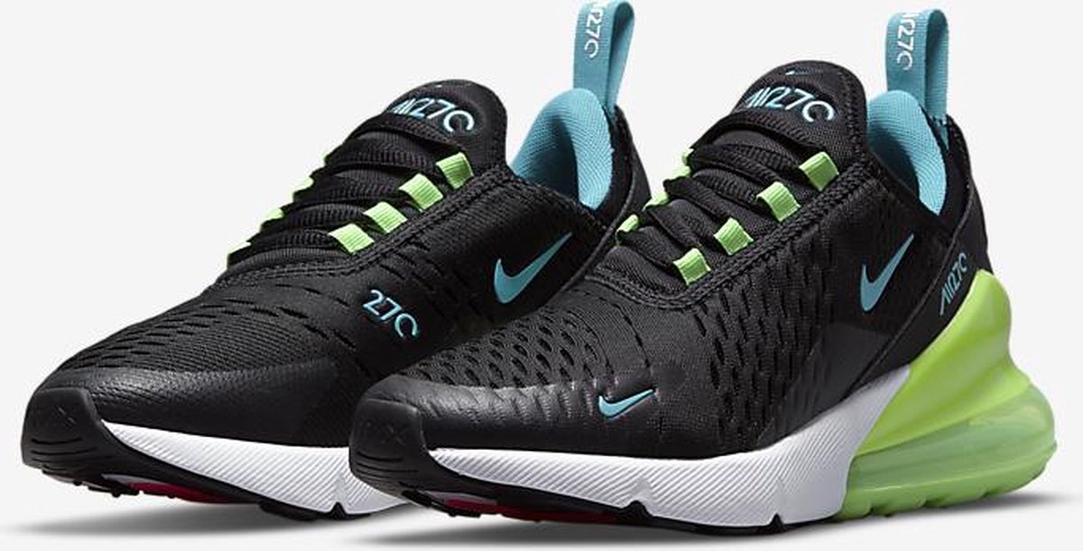 Nike Air Max 270 GS zwart-groen maat 39 | bol.com