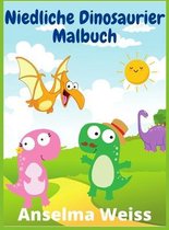 Niedliche Dinosaurier Malbuch