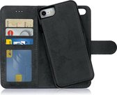 MP Case uitneembare 2in1 BookCase iPhone 7/8 / SE 2020 Hoesje - Zwart