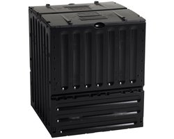 Garantia - ECO King - Compostvat - Compostbak - 400L - Zwart