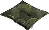 Madison Zitkussen - Hocker - Circle Green - 50x50 - Groen