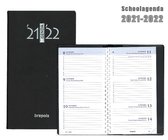 Brepols Schoolagenda 2021-2022 - Pvc Seta - Zwart - 9 x 16 cm