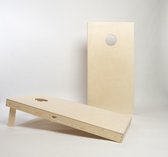Officiële Cornhole Set (120x60cm) Inclusief 2 Boards - 2x4 Cornhole Zakjes / Bags - Blanco afwerking