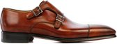 Magnanni Mannen Leren Instapschoenen / Herenschoenen / Instapper 11005 - Cognac - Maat  41