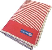 Brighton Stripe Handdoek - 60x110 cm - Rood - 3 stuks