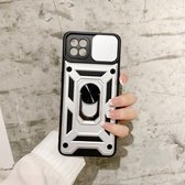 Voor OPPO A93 Sliding Camera Cover Design TPU + pc-beschermhoes (zilver)