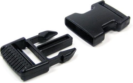 Duo de boucles enfichables Allcamp - 50 mm - boucle sac à dos - peut être tirée des 2 kanten