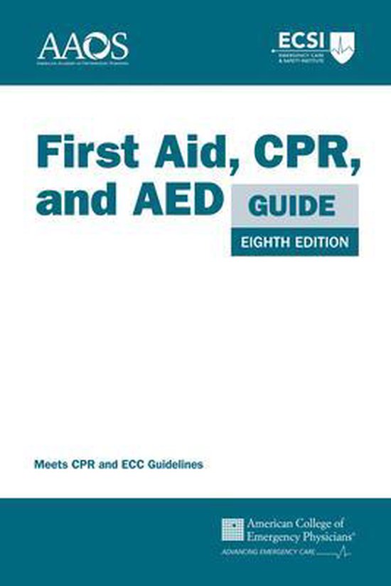 First Aid, CPR, and AED Guide, Aaos 9781284430585 Boeken
