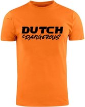 Dutch and Dangerous oranje t-shirt | holland | nederlands elftal | max speed | Unisex