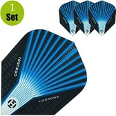 Harrows Prime Chevron Dartflights - Blauw- ()