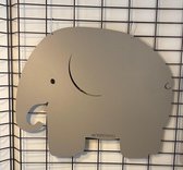 FAB5 Wonderwall Magneetbord - Memobord Olifant - Grijs