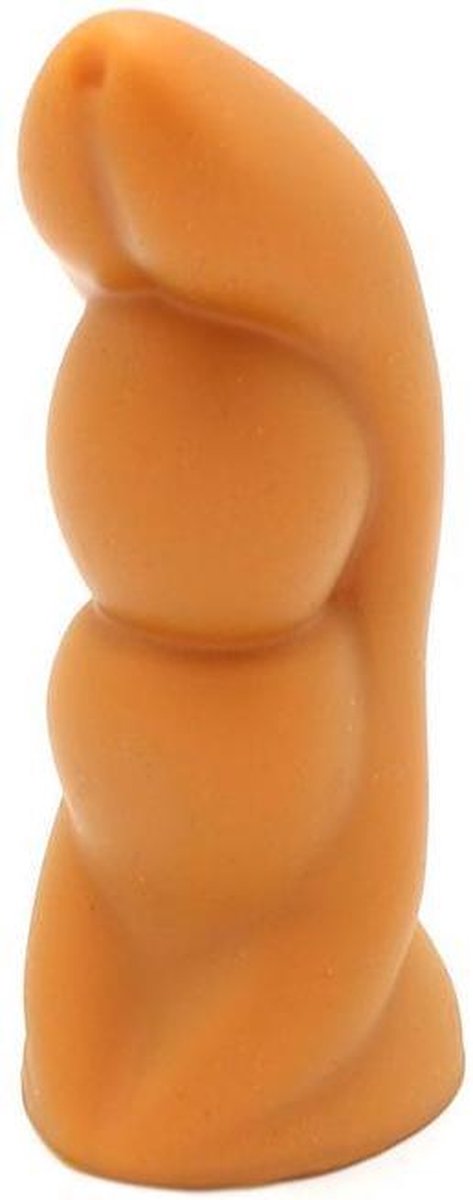 Gold Play - Soft Liquid Siliconen Dildo - Alien - Goud S
