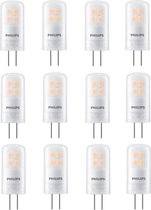 12 stuks Philips led G4 1.8W 2700K 12Vac Ø1.3x3.5cm Niet dimbaar