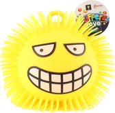 Toi-toys Pufferbal Emoji Blij Geel 15 Cm