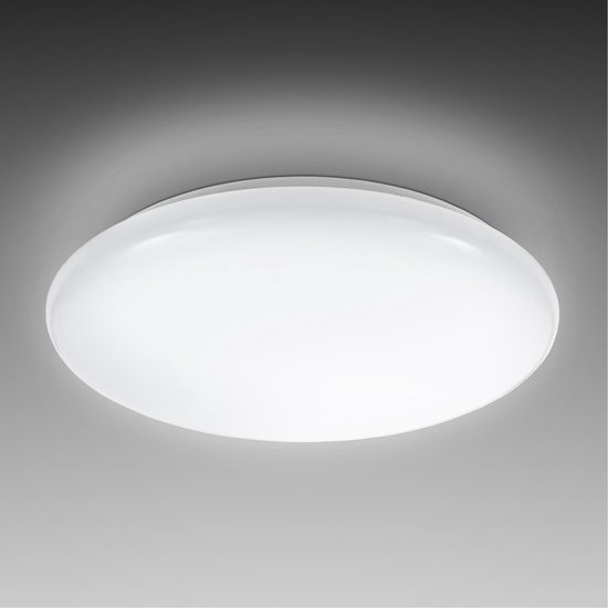 Maori Lieve rekken B.K.Licht - Witte LED Plafondlamp - ronde - Ø27.8cm - keuken lamp - voor  binnen -... | bol.com
