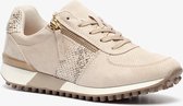 Blue Box dames sneakers snake - Beige - Maat 38