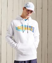 Hooded Sweater Logo Wit (M2011147A - T7X)