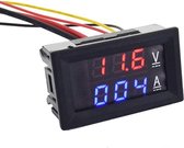 Digitale Voltmeter/Ampère meter Dc 0-100V + MeetShunt - 50A