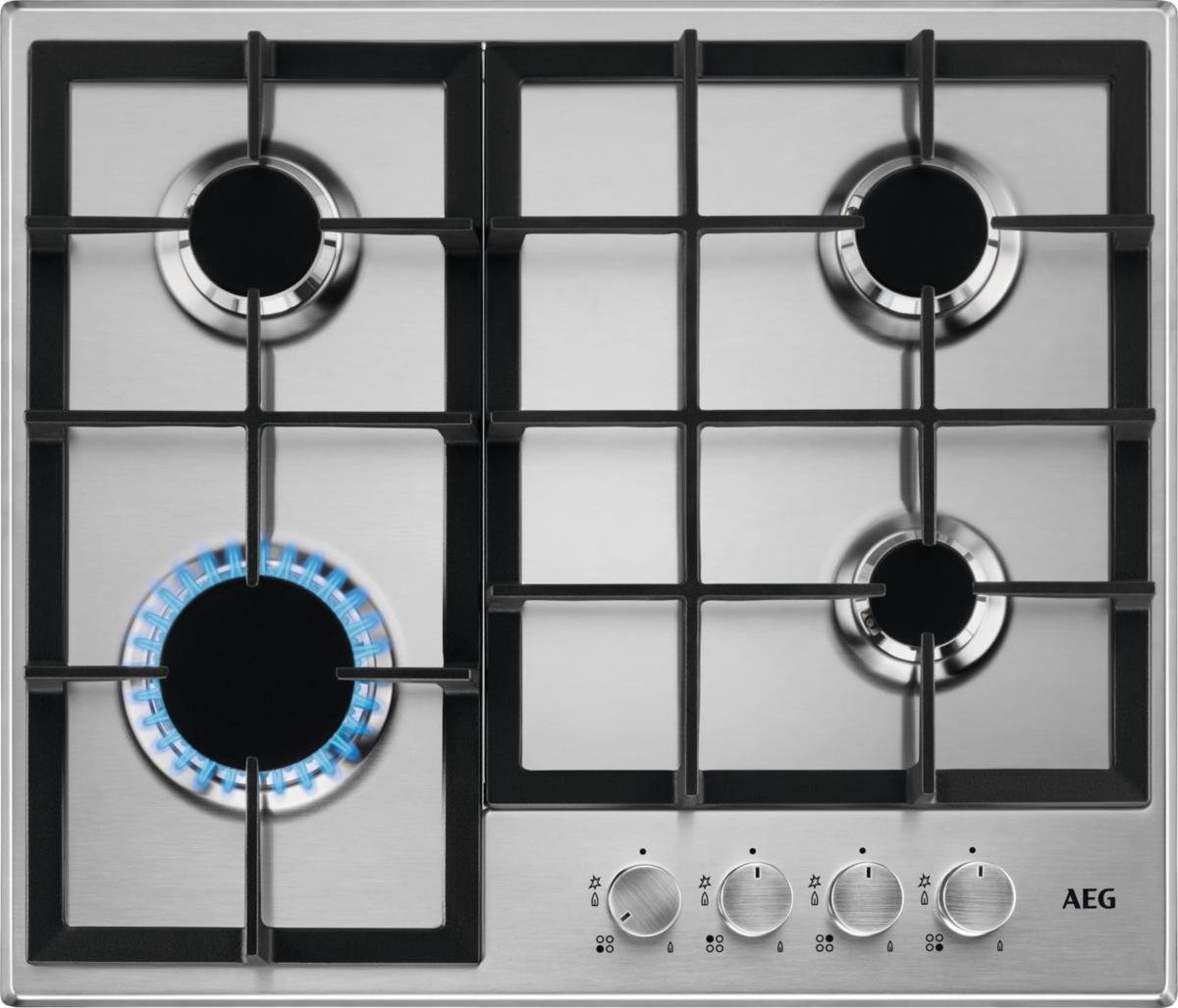 AEG HGB64200SM - Slim Line - Inbouw gaskookplaat
