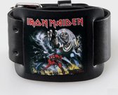 Iron Maiden Number of the Beast Leren Polsband