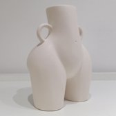 Keramische Bloemenvazen|Vrouwelijke Body Art vaas| butt vase|Vaas Voor Bloem Sculptuur|wit groot
