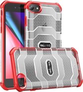 wlons Explorer-serie pc + TPU beschermhoes voor iPhone SE 2020/8/7 (rood)