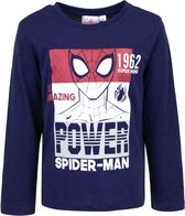 Marvel Spiderman shirt - Lange mouw - POWER - Navy - maat 104 (4)