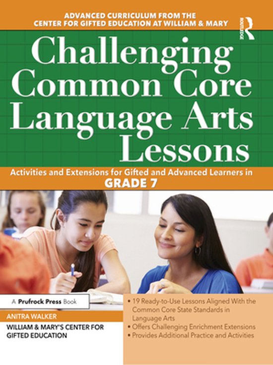 Challenging Common Core Language Arts Lessons - cover
