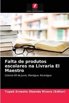 Falta de produtos escolares na Livraria El Maestro