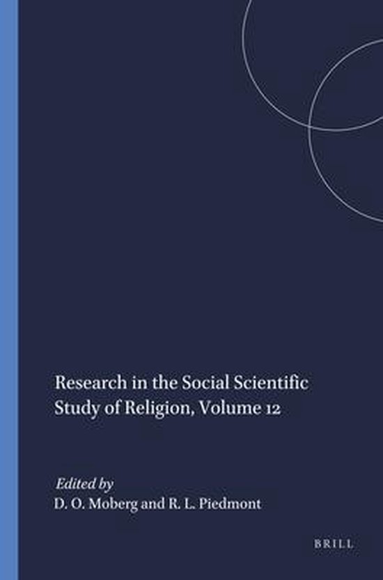 Research in the Social Scientific Study of Religion- Research in the Social Scientific Study of Religion, Volume 12